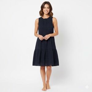 LOFT Outlet Navy Midi Dress